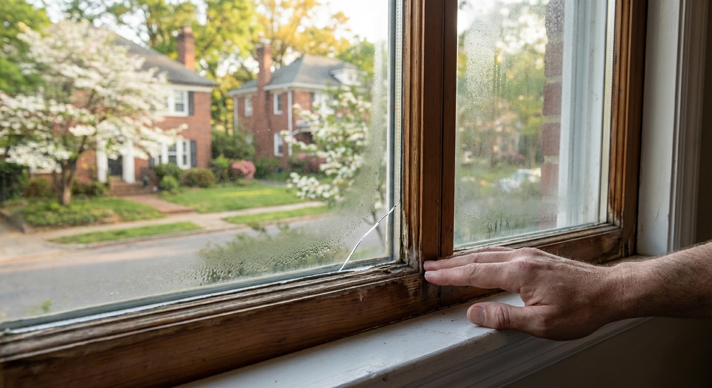 Window glass replacement in Charlotte to improve energy efficiency and comfort
