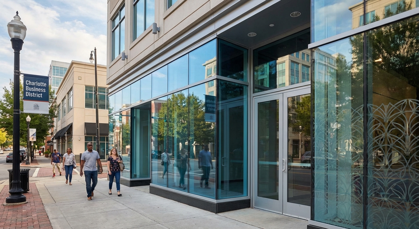 Commercial glass upgrades improve Charlotte storefronts by enhancing curb appeal, energy efficiency, and security.