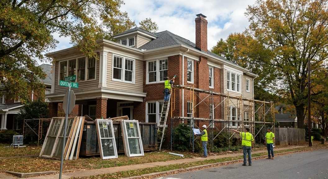 When a Full House Window Replacement Makes Sense for Older Charlotte Homes